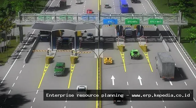 Electronic toll collection system.