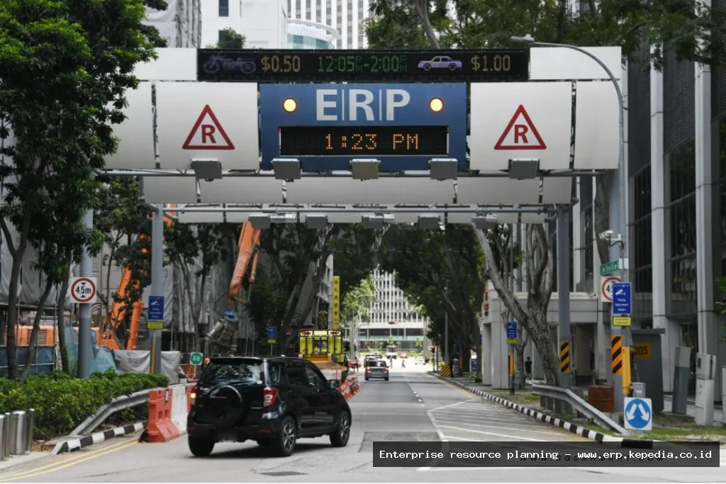 ERP car charges Singapore rates.