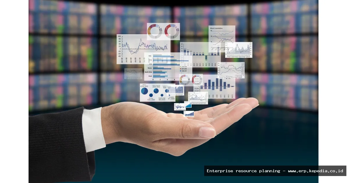 ERP gantry real-time data display.