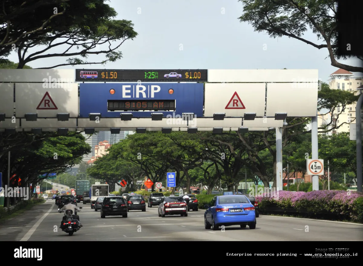 ERP road pricing Singapore